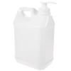 FUOYLOO Jug Shampoo Dispenser Plastic Liquid Cosmetics Storage Container Refillable Shower Bottle Pump and Anti-Theft Seal Jug Laundry Soap Dispenser view 1