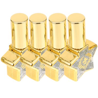 DONFAMDS 4pcs 8ml Glass Perfume Atomizer Bottles for Women Retro