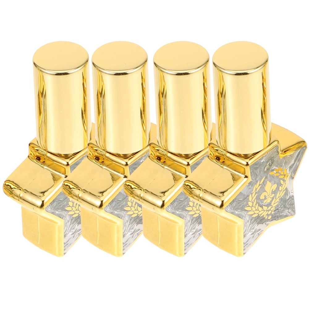 DONFAMDS 4pcs 8ml Glass Perfume Atomizer Bottles for Women Retro