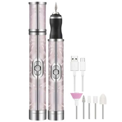 Cordless Electric Nail Drill 15000RPM Professional Nail File Machine for Acrylic Gel Nails Manicure Pedicure Tool