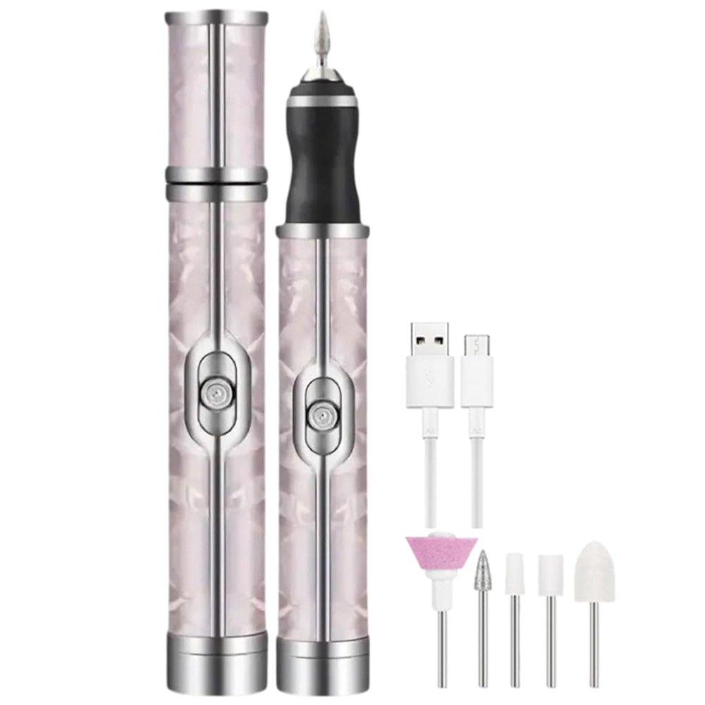 Cordless Electric Nail Drill 15000RPM Professional Nail File Machine for Acrylic Gel Nails Manicure Pedicure Tool