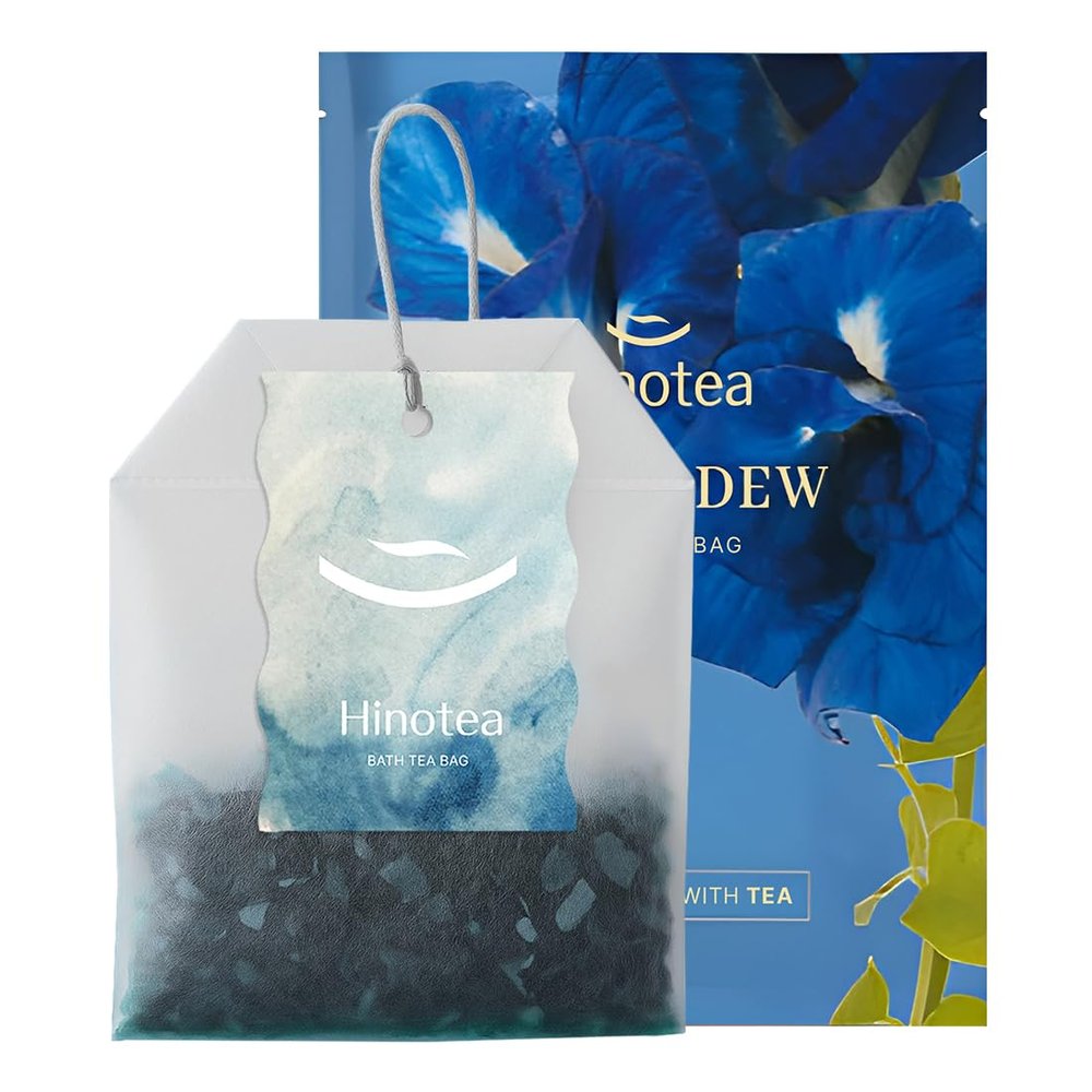 HINOTEA Oriental Bath Tea Bag (1.06 oz) Ocean Dew | Curated by Professional Spa Sommelier | Traditional Botanical & Marine Tea Blend with Green Tea & Peppermint | Natural Rejuvenating Bath Therapy