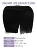 Fshine Tape in Wefts Real Human Hair, Jet Black 22 Inch 120 g view 3