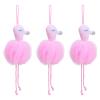 NULYLU 3Pcs Flamingo Shower Pouf Bath Washing Balls for Women and Soft Mesh Sponge with Fine Mesh for Rich Lather Supple Bath Sponge Body Scrubber Bathroom Accessory view 1