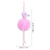 NULYLU 3Pcs Flamingo Shower Pouf Bath Washing Balls for Women and Soft Mesh Sponge with Fine Mesh for Rich Lather Supple Bath Sponge Body Scrubber Bathroom Accessory view 3