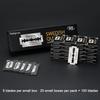Double Edge Safety Razor Blades 100PCS, Platinum Stainless Steel with PTFE and Tungsten-Chromium Coated Edges for Gentle, Close Shaves view 2