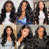 Body Wave Bundles Human Hair Black Bundle Human Hair 20 22 24 Inch Double Weft 3 Bundles for Women Natural Black Color view 2