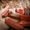 Personalized Beard Comb,Custom Engraved Wooden Folding Beard Combs,Anniversary/Birthday Gift,Groomsman Gift for men view 2