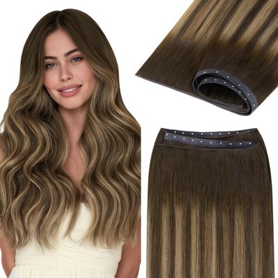 GOO GOO Butterfly Weft Hair Extensions, Invisible Comfortable Genius Weft