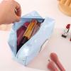 Gooddyiyukey Initial Makeup Organizer Bag, PU Leather Portable Waterproof Small Travel Toiletry Bag with Zipper,Preppy Makeup Brush Travel Case,Fashion Mini Cute Make Up Bag for Women Mom Teen Friend view 3