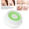 Facial Cleansing Brush Head Soft fibers Dense Foam Deep Pore Cleansing Makeup Remover Brush Head for Electric Facial Cleanser Women Men Daily Use ABS Material (Green) view 2