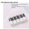 10 Rolls 2.5 * 40cm Black & White Lace Nail Foil, Nail Art Transfer Foil Starry Sky Decals for DIY Manicure Decoration view 4