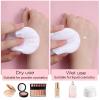 2Pcs Body Puff Face Puff Sponges for Body Face Loose Foundation Sponges Setting Makeup Large White view 3