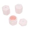 shenruifa 3pcs Travel Containers, Roseate Reusable Wide Mouth Magnetic Travel Jars for Body Wash Lotion view 3