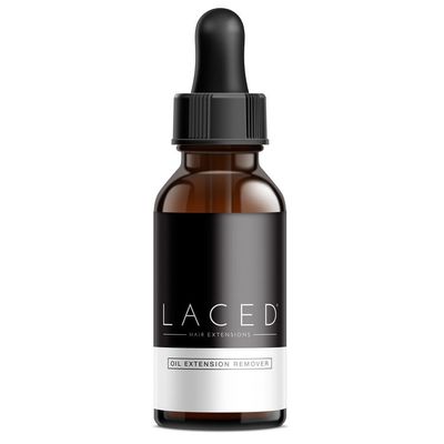 Laced Hair Oil Extension Remover 2oz - Dissolves Keratin Glue Tape Bonds, Safe for Natural Hair, Professional Strength Formula