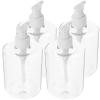 COOLHIYA 4pcs 500Ml Refillable Soap Dispenser Bottles with Pump Hand Soap and Dish Dispensers for Kitchen Sink and Bathroom Use view 1