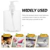 COOLHIYA 4pcs 500Ml Refillable Soap Dispenser Bottles with Pump Hand Soap and Dish Dispensers for Kitchen Sink and Bathroom Use view 3