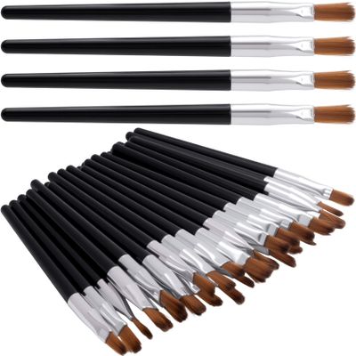SmallCat 20 Pcs Lip Brush for Lipstick, Lip Liner Brush, Smooth Color Payoff Lip Brushes, Lipstick Brushes Applicator for Makeup, Precise Lip Gloss, Flawless Finish, Clean (7.6 cm)