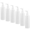 HAMPPLIES 6pcs 250Ml Refillable Travel Bottles with Pump Dispenser for Shampoo Lotion Body Wash Toiletries Container Portable Plastic Subpackaging for Home and Travel view 1