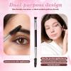 4PCS Eye Brow Brush for Women Eye Lash Brush Double Head Eyes Lash Comb Separator Eyebrow Brushes and Comb Mascara Separator Tool Eyelash Tint Kit for Removes Clump Mascara Eyes Makeup Tools view 2