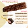 22 Inch Balayage Tape in Hair Extensions Human Hair for Women 2 Tone Ombre #4 Chocolate Brown to #30 Auburn Brown Water Wave Remy Hair PU Skin Weft Adhensive Tape ins Extensions 50g 20pcs view 2