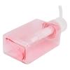 Travel Bottle Pump Bottle Soap Dispenser Bottle 3PCS 100ml Refillable Plastic Empty Pump Bottles for Lotion Shampoo Body Wash Transparent Pink 4.61in Height Dressing Rooms view 2