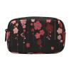 PCTIMMT Red Cherry Blossoms Falling Makeup Bag Zipper Make Up Pouch Toiletry Organizer Makeup for Women and Girls view 1
