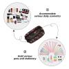 PCTIMMT Red Cherry Blossoms Falling Makeup Bag Zipper Make Up Pouch Toiletry Organizer Makeup for Women and Girls view 4
