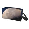 JZMTY Large Capacity Toiletry Bag with Half Moon Print Portable Storage for Travel Storing Small Items view 2