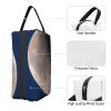 JZMTY Large Capacity Toiletry Bag with Half Moon Print Portable Storage for Travel Storing Small Items view 3
