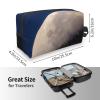 JZMTY Large Capacity Toiletry Bag with Half Moon Print Portable Storage for Travel Storing Small Items view 4