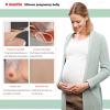 WQCMZO Silicone Fake Pregnancy Belly + Breastplate (4/6/9 Months), Cotton-Filled Belly & Chest for Crossdresser, Transgender,Color 1,9 Months view 2