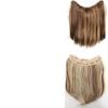 ALLUREMOUR Synthetic Long Straight U-Shaped Half Wig Hair Clip In One-piece Hair Extension Invisible Natural Fake Hairpiece For Wome (T1/35) view 4
