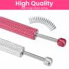 2 PCS Piercing Ball Grabber Tool Set Stainless Steel Jewelry Grabber 4 Claw Diamond Tweezers for Piercing Changing Earring Ball Grabbers Septum Balls Screw Tool Nose Ring Balls Grabbers view 3