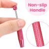2 PCS Piercing Ball Grabber Tool Set Stainless Steel Jewelry Grabber 4 Claw Diamond Tweezers for Piercing Changing Earring Ball Grabbers Septum Balls Screw Tool Nose Ring Balls Grabbers view 4