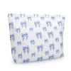 JINSI Travel Makeup Bag for Women Corduroy Cosmetic Bags (Bows) view 1