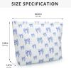 JINSI Travel Makeup Bag for Women Corduroy Cosmetic Bags (Bows) view 2