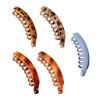 KEIYANA 5Pcs Retro Banana Shaped Hair Clip Strong Hold Hairpins For Different Hair Type Slip Resistant Design view 1