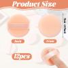 12Pcs Mini Makeup Puff, Small Soft Finger Puffs for Foundation, Powder Sponge Makeup Tool for Create Natural Look for Women - 1.5IN view 2