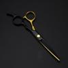 Professional 6-Inch Hair Cutting Shears Set - Japanese 440C Steel Black and Gold Hair Scissors for Hairdressing, Thinning, and Barbering Tools view 4