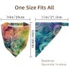 RODAILYCAY 4 Pack Abstract Artistic Mysterious Swirls Hair Scarf Headband for Women Girls, Non Slip Head Covers, Elastic Triangle Head Scarf Bandanas view 4