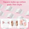 Cotton Pads - Includes 200 Squares - for Softener Application & Makeup Removal - 100% Natural, Super Soft view 4