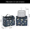 VQUVQV Travel Toiletry Bag for Men Women, Ocean Shell Pattern Waterproof Hanging Makeup Bag Organizer, Portable Travel Bags for Toiletries, Cosmetic view 2