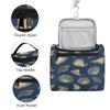 VQUVQV Travel Toiletry Bag for Men Women, Ocean Shell Pattern Waterproof Hanging Makeup Bag Organizer, Portable Travel Bags for Toiletries, Cosmetic view 3