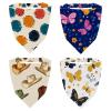 RODAILYCAY 4 Packs Hair Scarf Headband for Women Girls Non Slip Head Covers Elastic Triangle Head Scarf Bandana, Western Themed Cowboy Boots Caps Seamless view 1