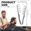 Fade Comb Professional Voluminous Wide-Tooth Texture Hair Styling Comb Set, Perfect Blending Comb Haircut Hair Tools for Home, Salon or Professional Use (Grey) view 2