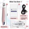 Pen-Dermiprick Facial & Scalp Derma Roller Tool -0.25mm Skin Care Roller with 12 Replacement Heads, Home Use Derma Pen Microneedle Skin Care Kit for Women Men (Red-1) view 4