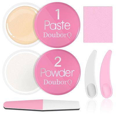 Major Dijit Manicure Strengthening Kit Nail Hardener & Growth System for Damaged, Weak, Split Nails Natural Plate Care Buffer Set Restores Shine in 5 Minutes