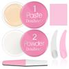 Major Dijit Manicure Strengthening Kit Nail Hardener & Growth System for Damaged, Weak, Split Nails Natural Plate Care Buffer Set Restores Shine in 5 Minutes view 1