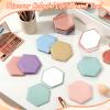 Fiwochic Compact Portable Mirror Bulk, Hexagon, Pastel, 12 Pcs view 3